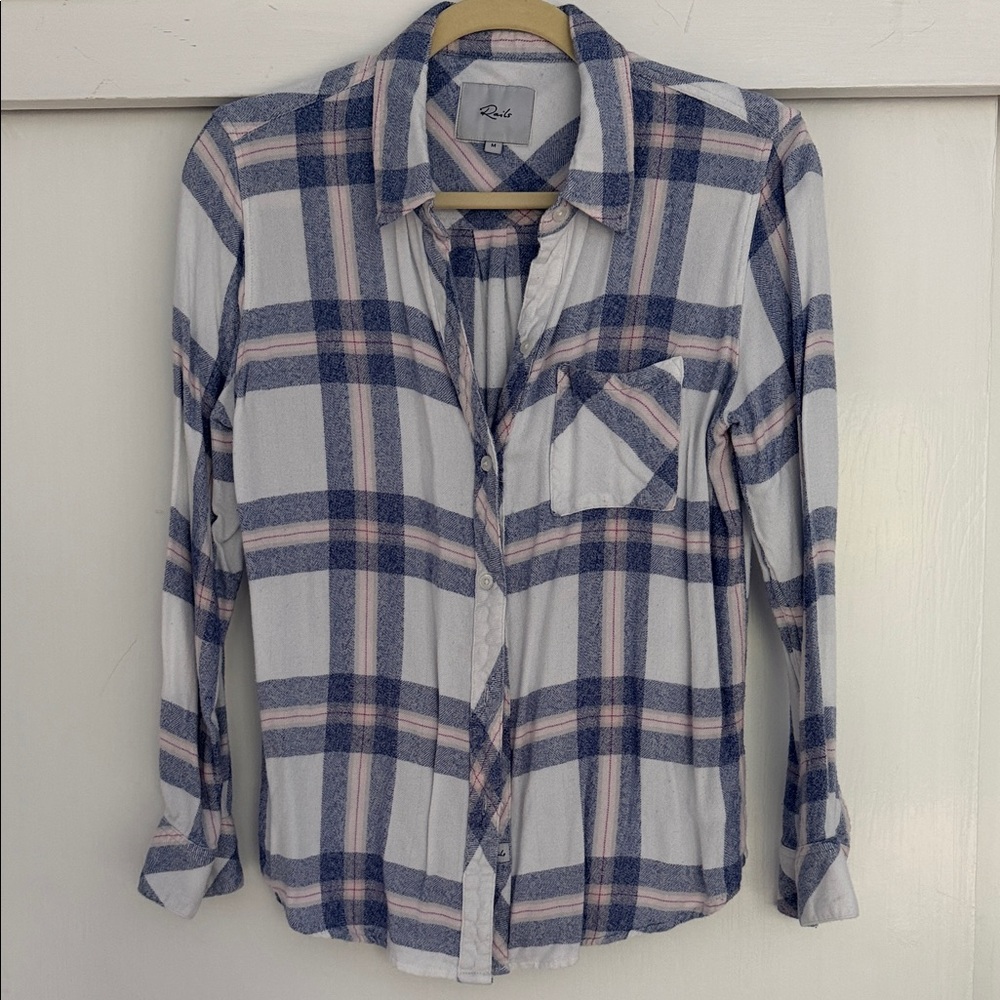 Rails Plaid Shirt in Blue and Pink